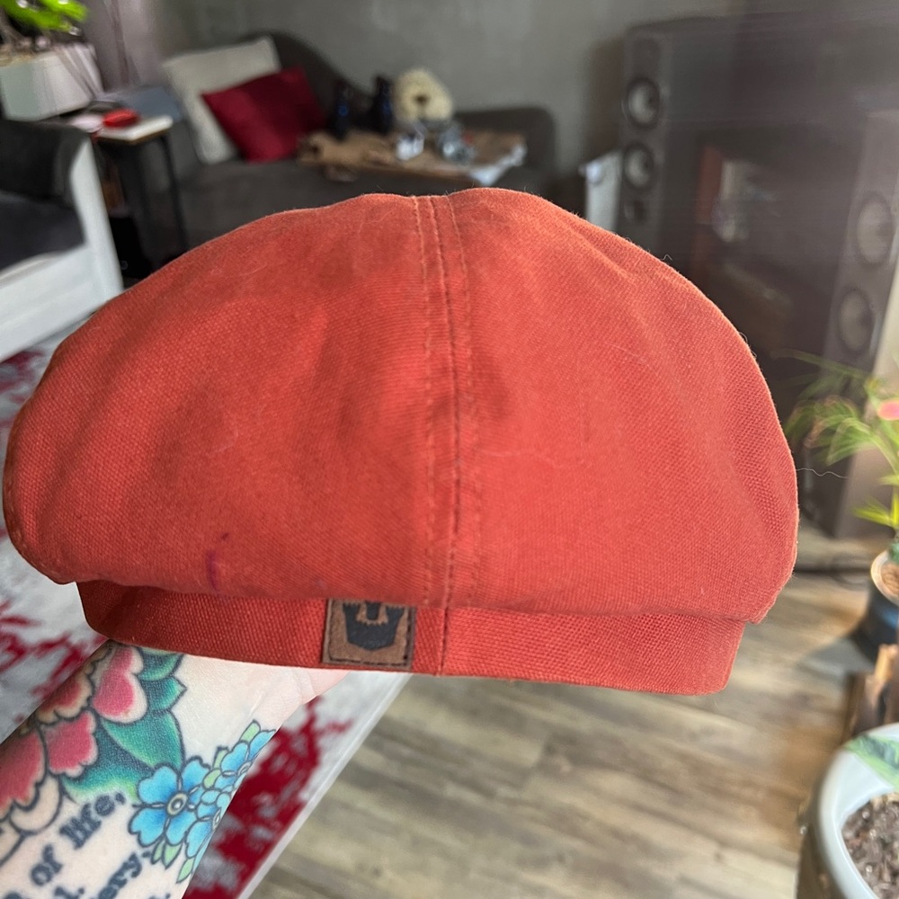 Goorin Bros Unisex Orange Newsboy Cap- size Medium - Picture 5 of 7